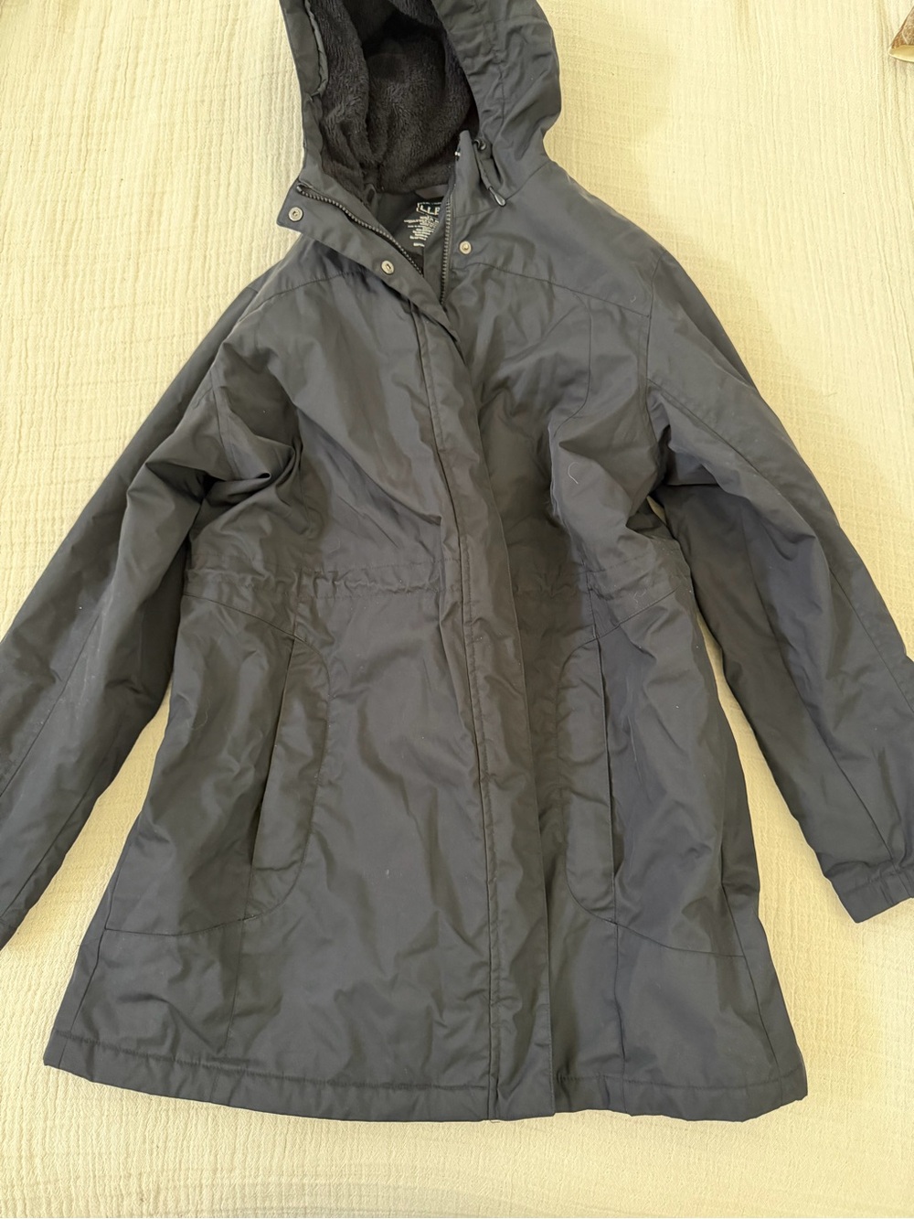 L.L. Bean Black Hooded Women's Ski & Snow Jacket